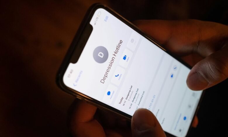 contact line information provided